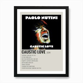 Daxxin Caustic Love Paolo Nutini Canvas Poster 1 Art Print