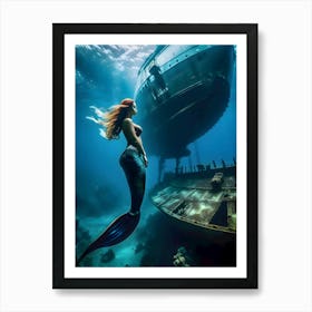 Mermaid -Reimagined 32 Art Print