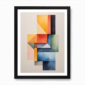 Modern Love 01 - Abstract Watercolor Painting Art Print