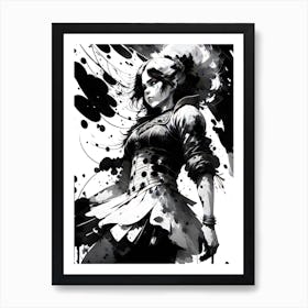 Black And White Painting Art Print