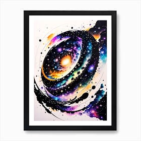 Galaxy Painting Art Print