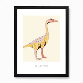 Nursery Dinosaur Art Coelophysis 2 Poster Art Print