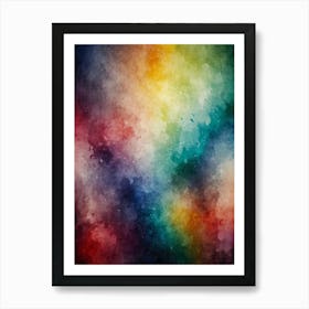 Abstract Watercolor Background 4 Art Print