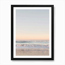 Coastal Pastel Colors Art Print