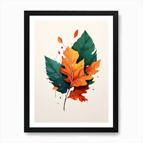 Autumn Leaves 19 Art Print