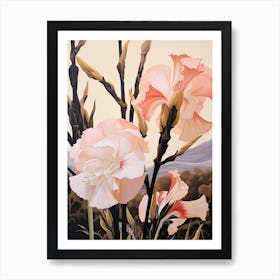 Flower Illustration Gladiolus 3 Art Print