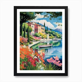 Lake Como Italy Vintage 2 Art Print