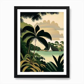 Tobago Rousseau Inspired Tropical Destination Art Print