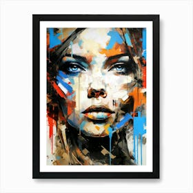 Abstract Of A Woman Art Print