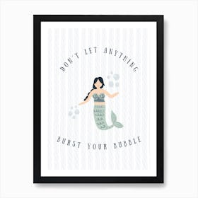Dont Let Anything Burst Your Bubble   Asian Art Print