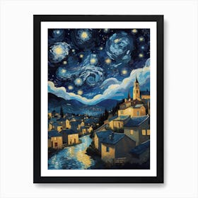 Starry Night 1 Art Print