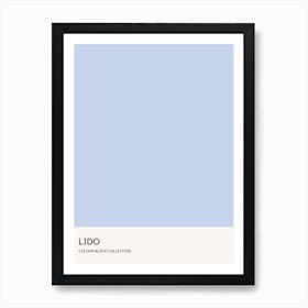 Lido Colour Block Poster Art Print