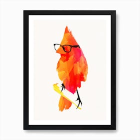 Punk Bird Art Print