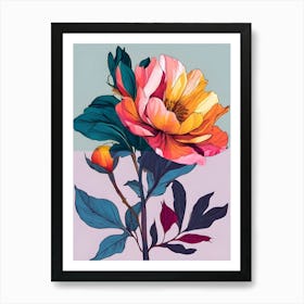 Peony Canvas Print 1 Art Print