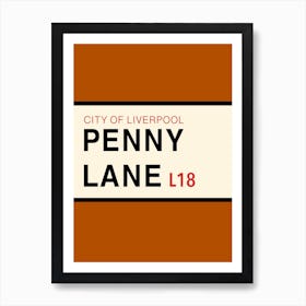 Penny Lane Art Print