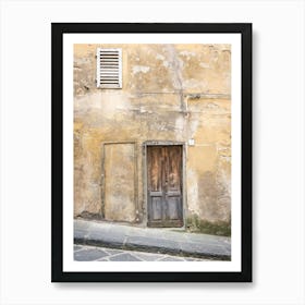 Doorway In Tuscany Art Print