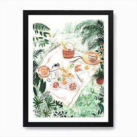 Breakfast Picnic Art Print