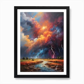 Lightning Storm 2 Art Print