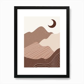 Mountain Landscape Wall prints 1 Art Print