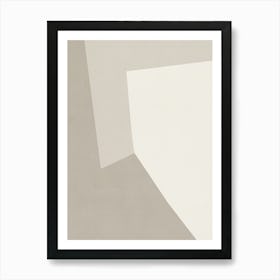 ABSTRACT MINIMALIST GEOMETRY - OW02 Art Print