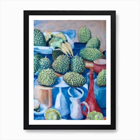 Durian Classic Fruit Art Print