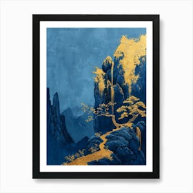 Chinese Landscape 16 Art Print