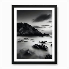 Black And White Seascape 34 Art Print