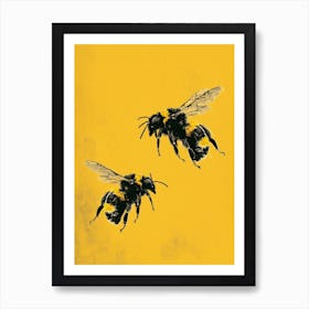 Sweat Bee Storybook Illustration 1 Art Print