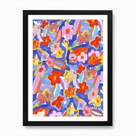 Floral Pattern 1 Art Print