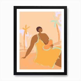 Mother's Day Breastfeeding Art Print