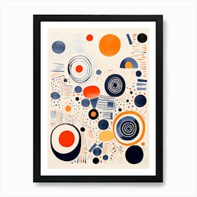 Abstract Circles 4 Art Print
