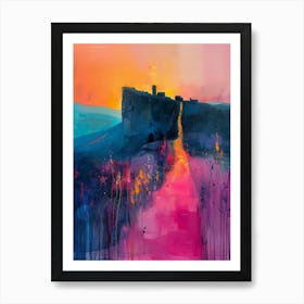 Scotland At Sunset Art Print