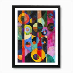 Abstract Circles 79 Art Print