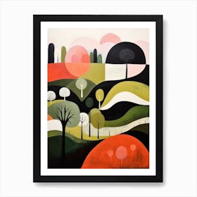 Pastoral Abstract Minimalist 9 Art Print