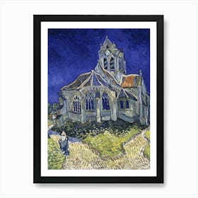 The Church At Auvers By Vincent Van Gogh Art Print