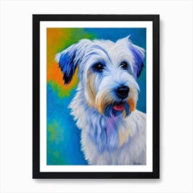 Skye Terrier Fauvist Style Dog Art Print