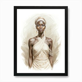 Eempowered African Woman Art Print