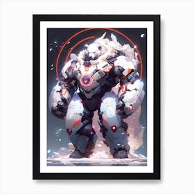 Adamantium Bear Art Print