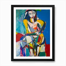 Abstract Woman Art Print