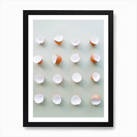 Broken Egg Shells Art Print