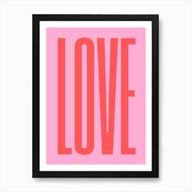 Pink Love Art Print