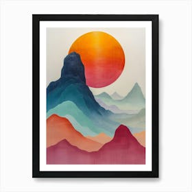 'Sunrise' 51 Art Print