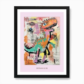 Abstract Pink Graffiti Brushstroke 2 Poster Poster