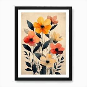 Flowers In A Vase 58 Art Print