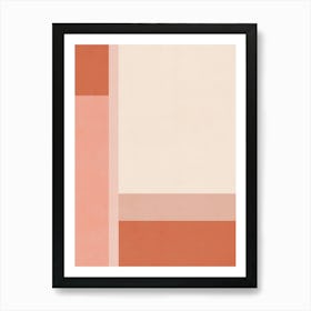 ABSTRACT MINIMALIST GEOMETRY - TC01 Art Print