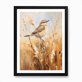 Bird Painting Mockingbird 4 Art Print