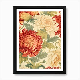 Chrysanthemums 7 Art Print