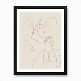 Intimacy Art Print