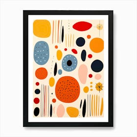 Abstract Circles Art Print