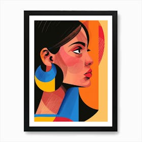 Portrait Of A Woman 204 Art Print